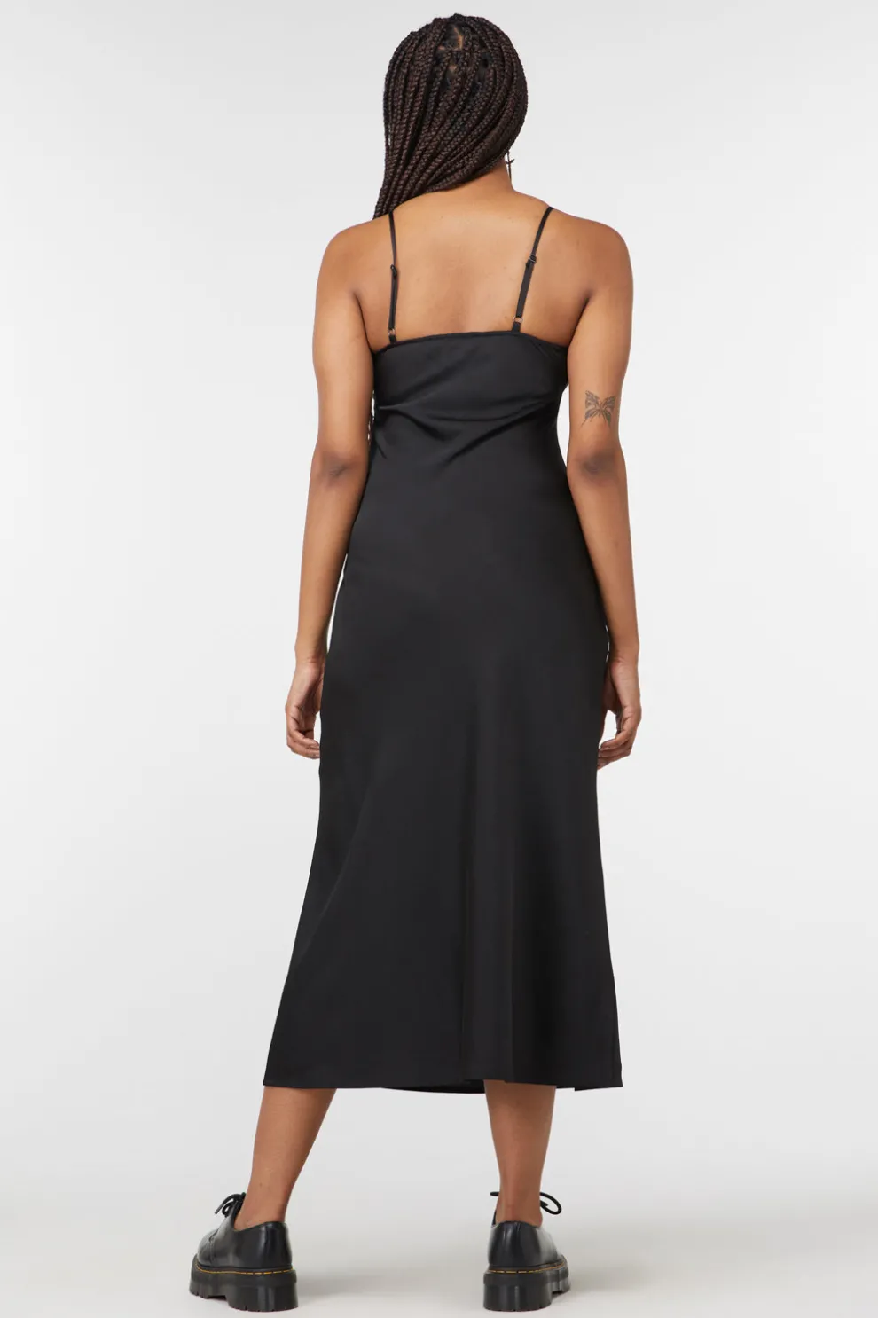 Lizzie Satin Bias Cut Dress