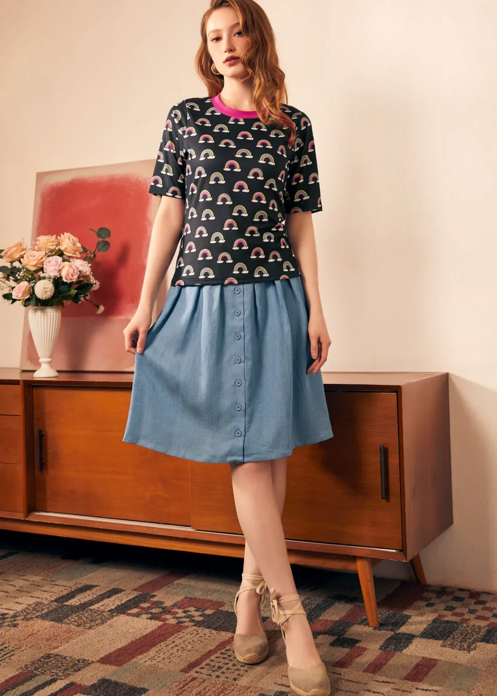 Lucky Charm Rainbow Tee