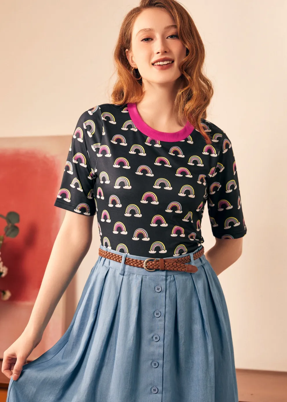 Lucky Charm Rainbow Tee