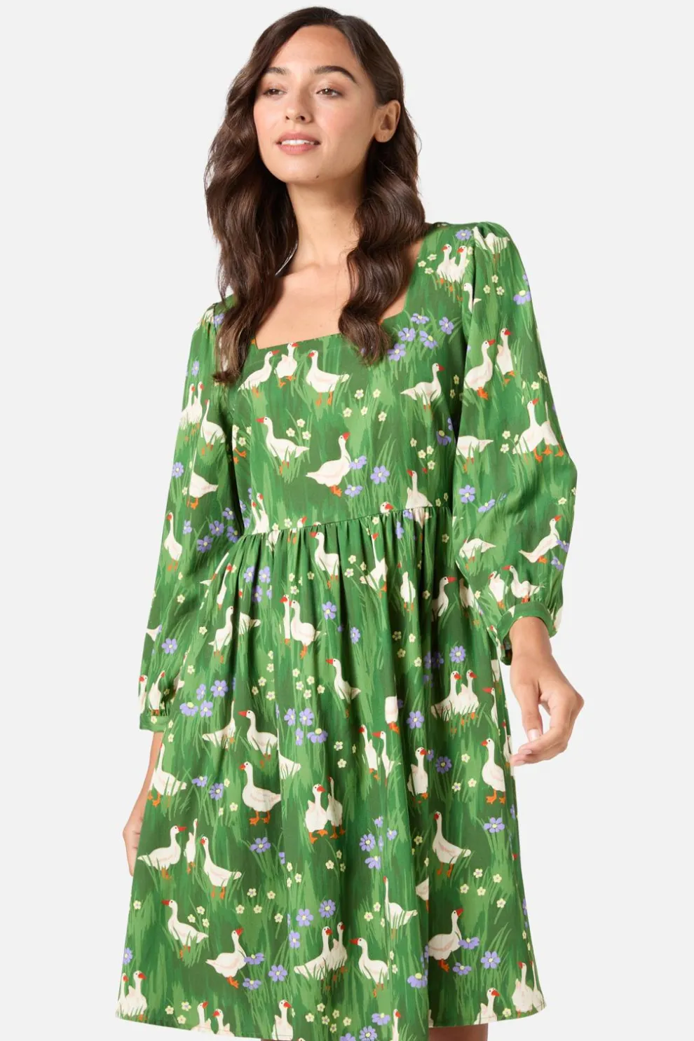 Lucy Goosey Smock Dress