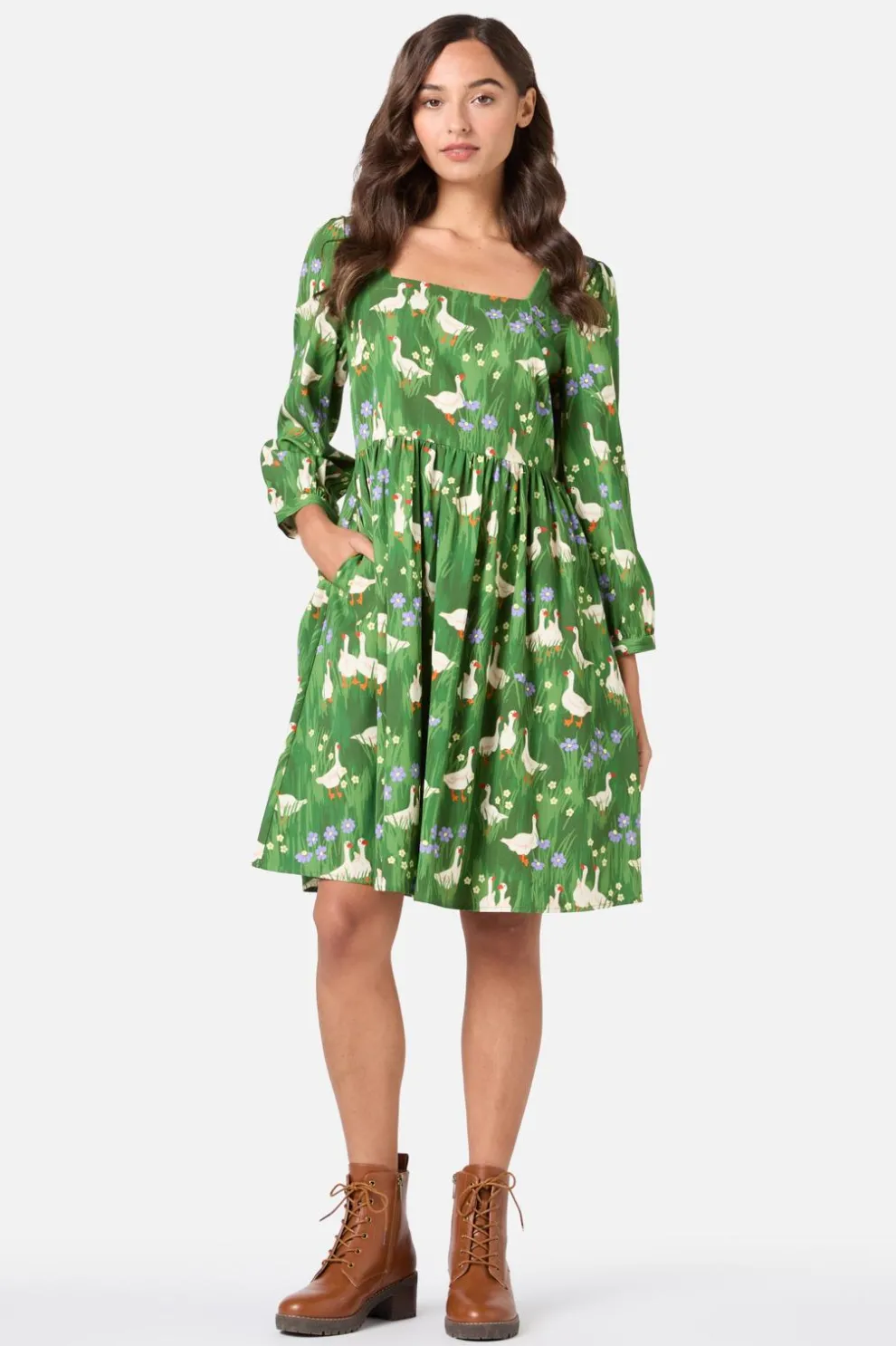 Lucy Goosey Smock Dress