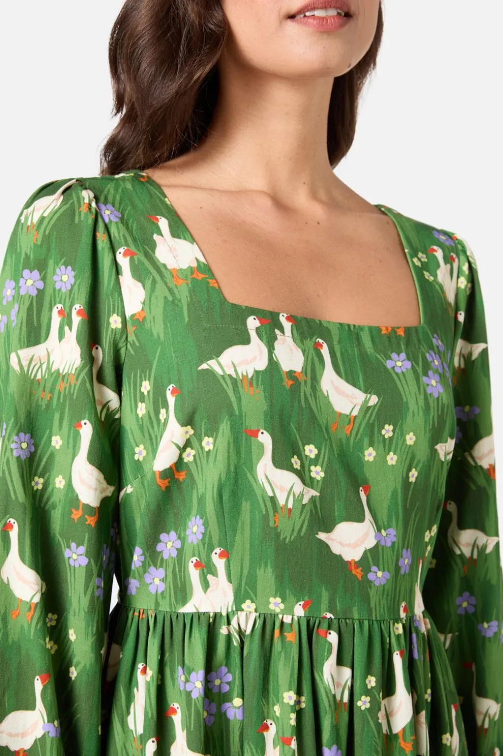 Lucy Goosey Smock Dress