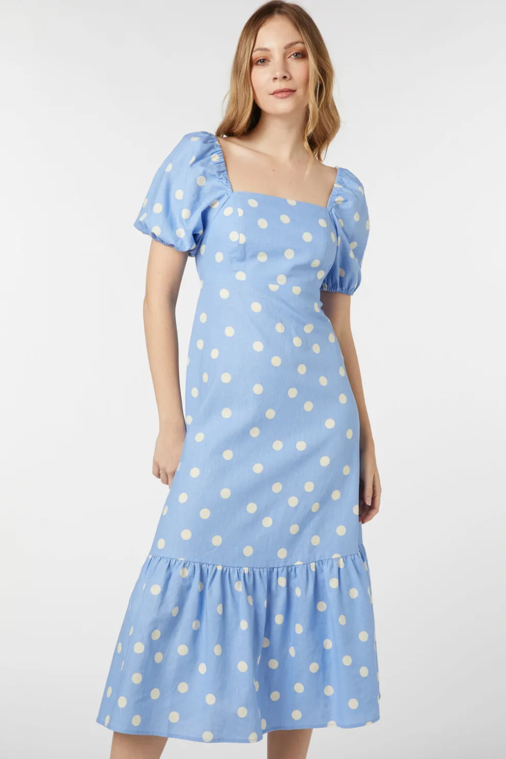Lucy Polka Dot Midi Dress