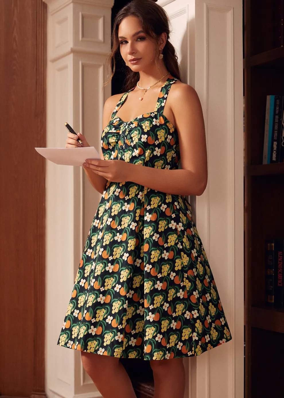 Midnight Garden Mini Dress