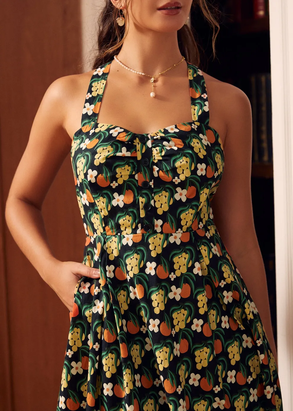 Midnight Garden Mini Dress