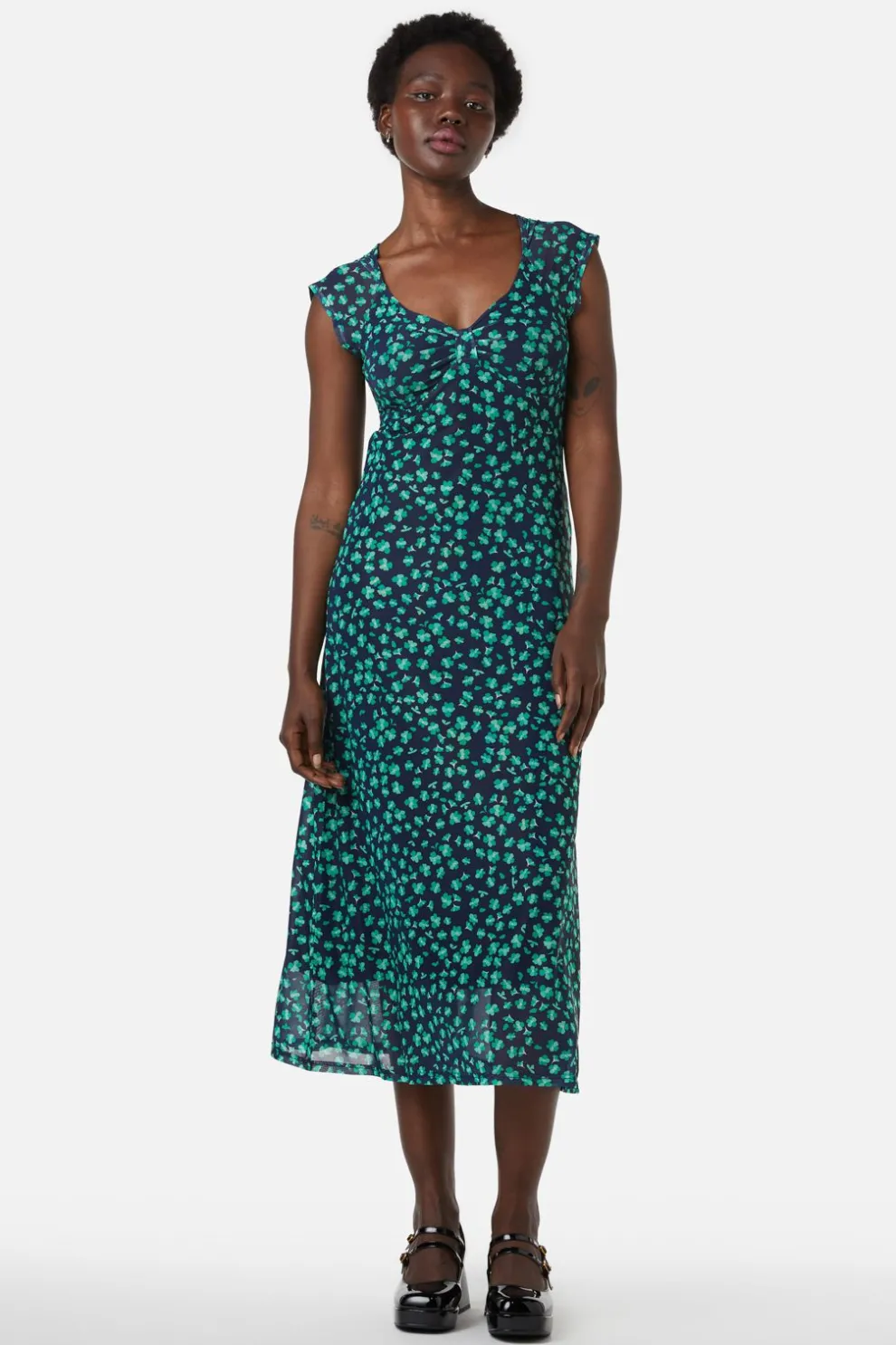 Mille Fleur Mesh Dress