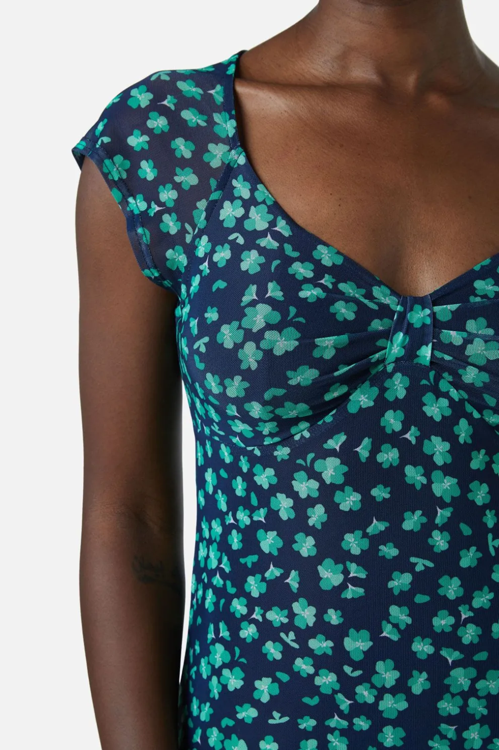 Mille Fleur Mesh Dress