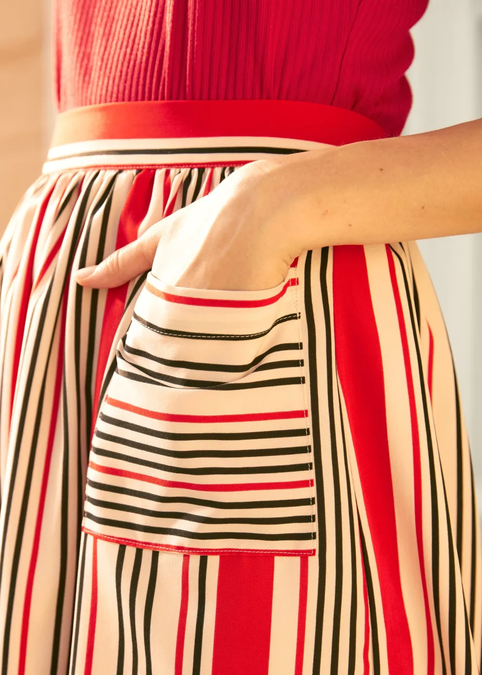 Mixed Signals Dirndl Skirt