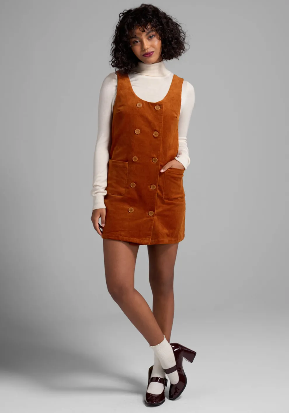 My Power 'Cord' Double-Breasted Jumper