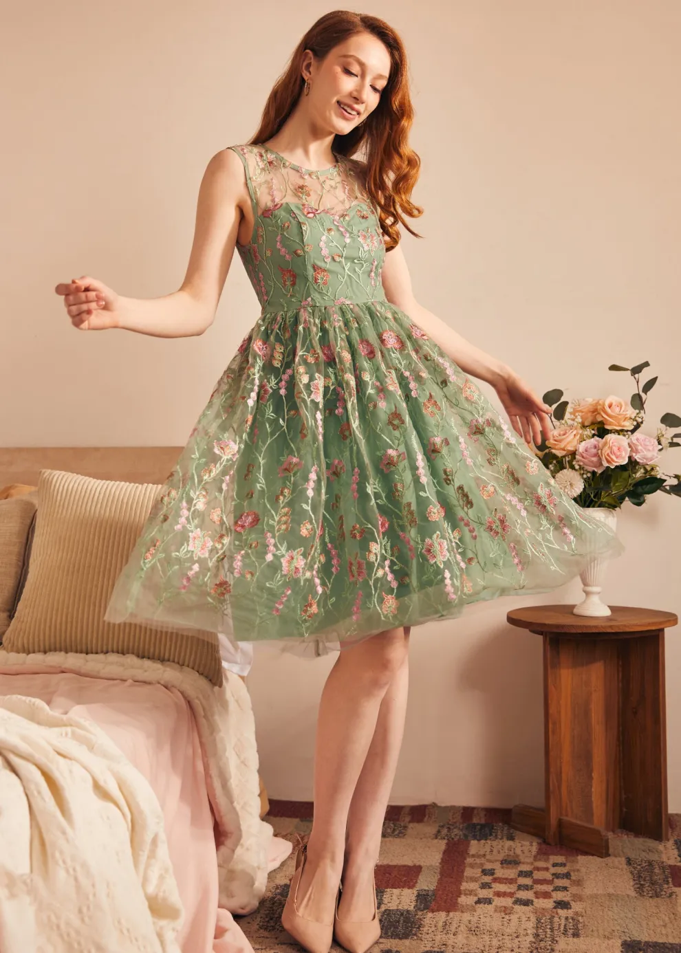 Mystique Mirage Fit & Flare Dress