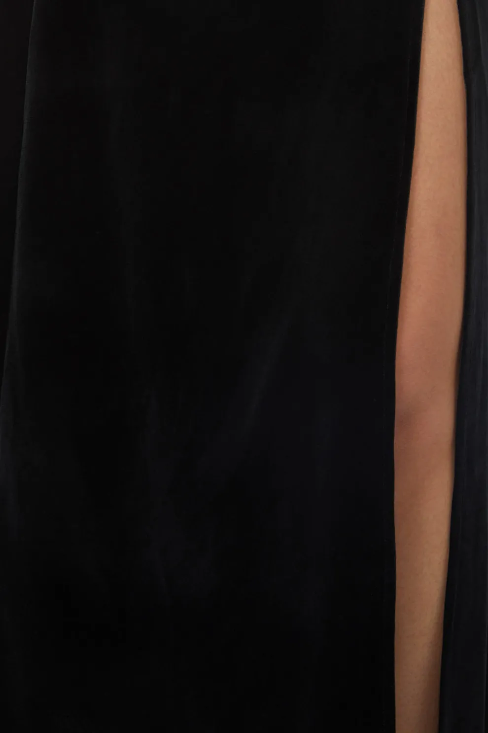 Obsidian Velvet Dress