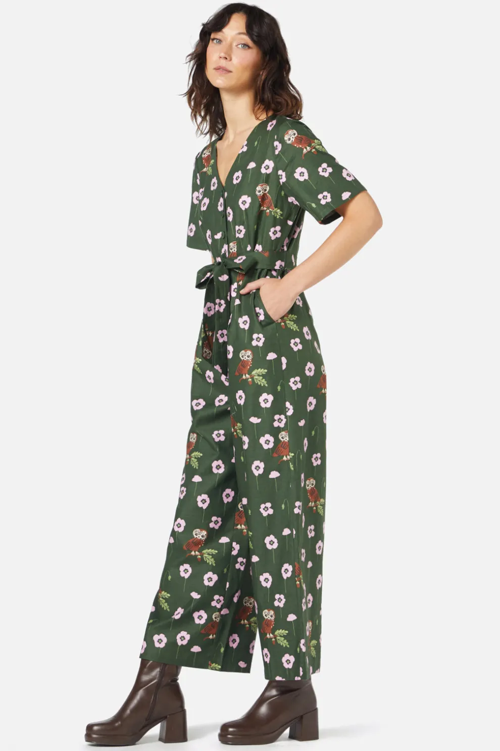 Poppy Owl Jumpsuit