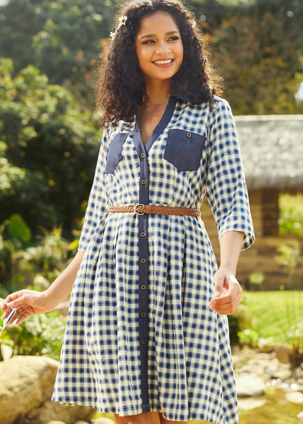 Prairie Gaze Western Shirtdress