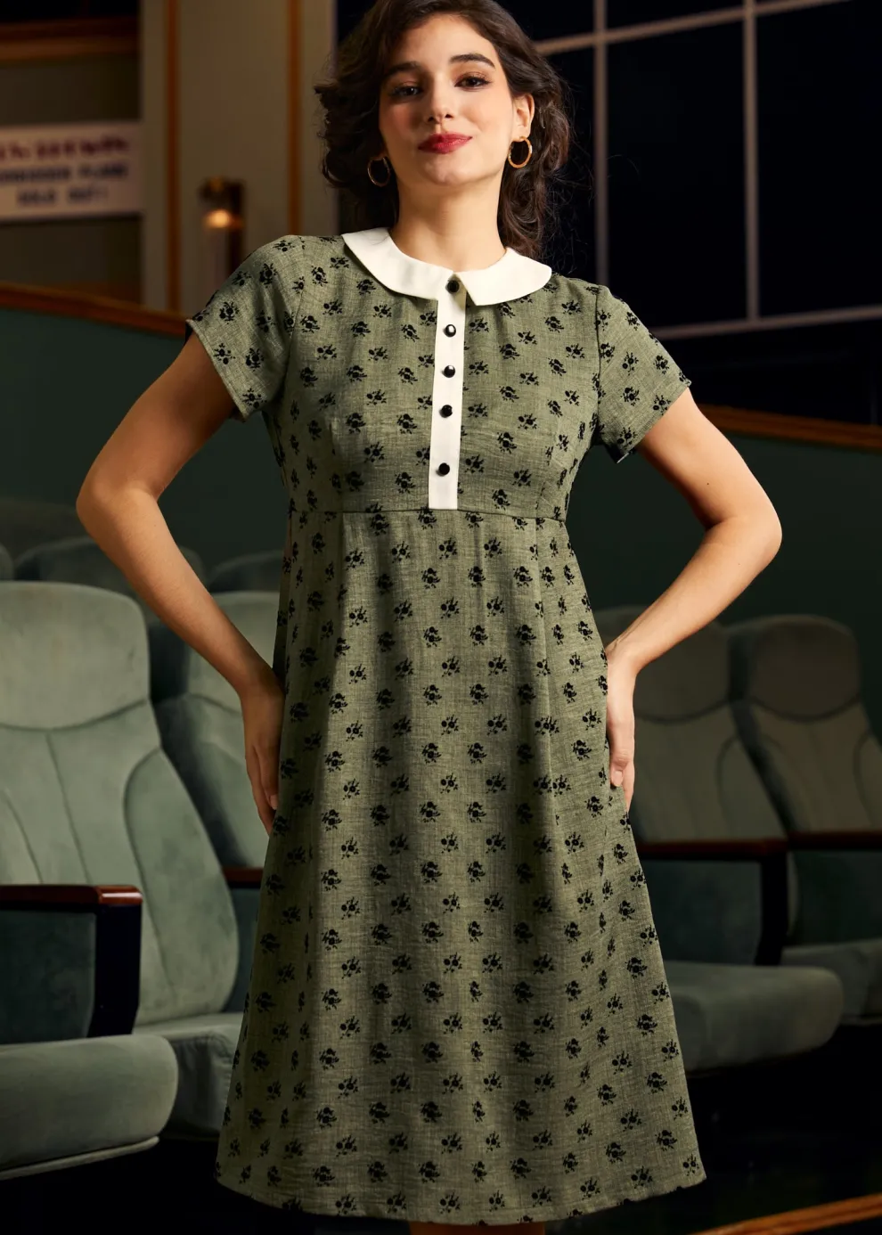 Pretty at the Pumpkin Patch Shirtwaist Dress