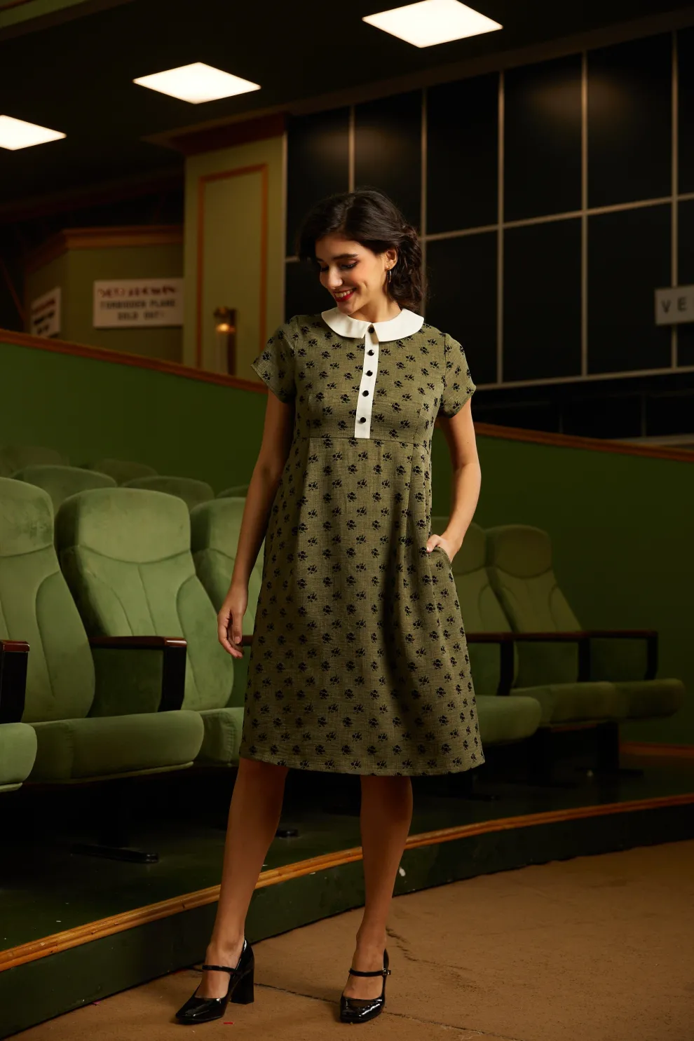 Pretty at the Pumpkin Patch Shirtwaist Dress