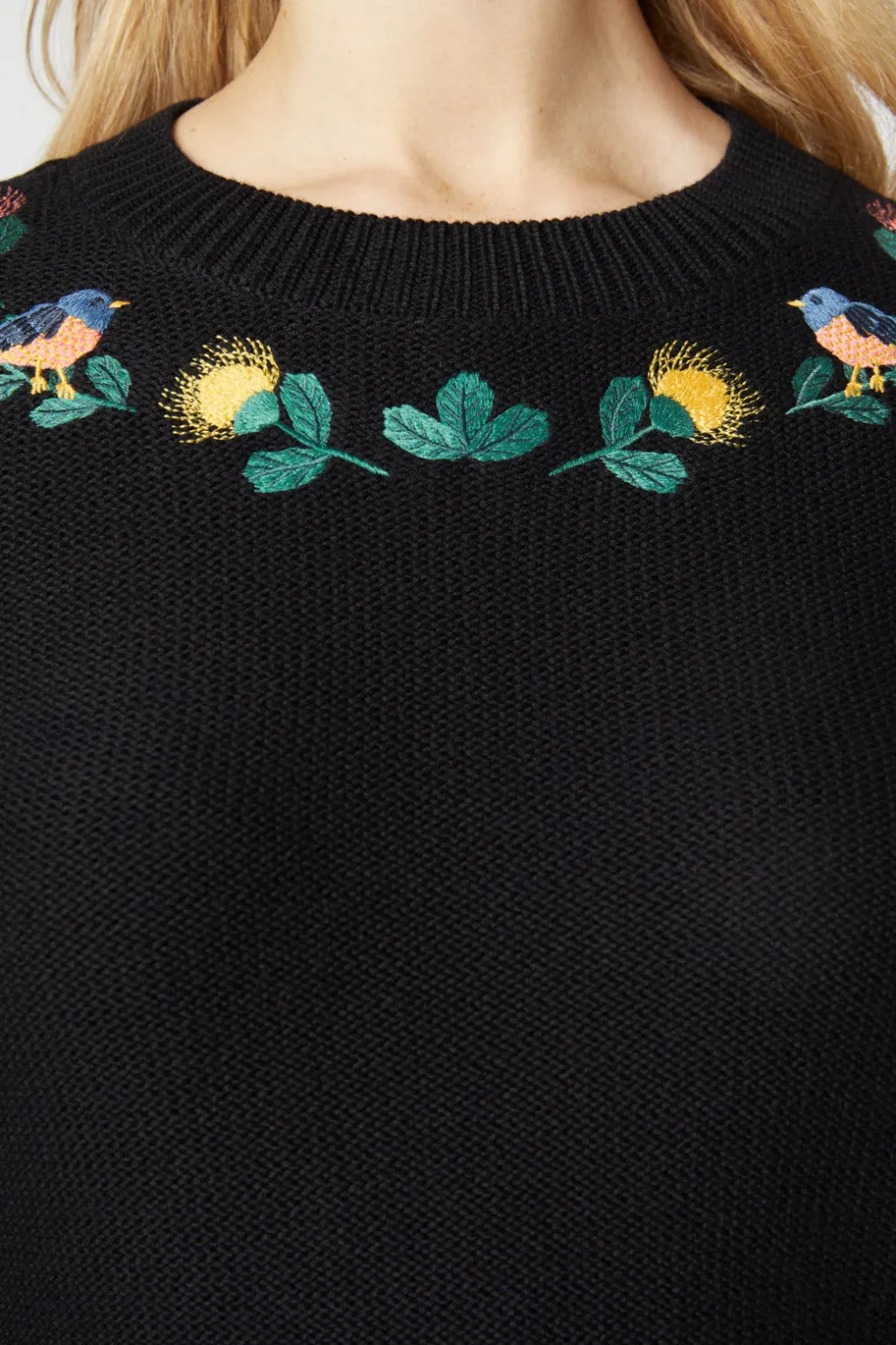 Protea Embroidered Jumper