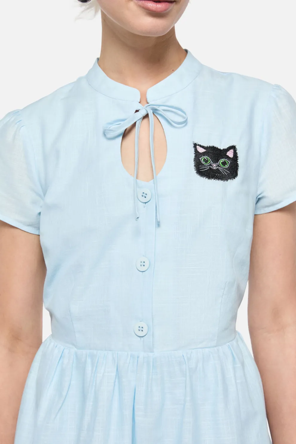 Pussy Willow Border Dress