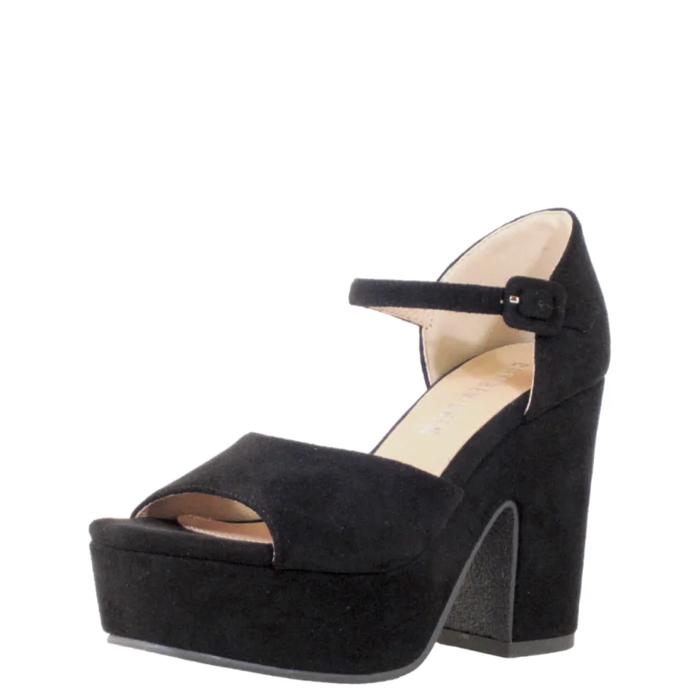 Quill Suede Platform Heels