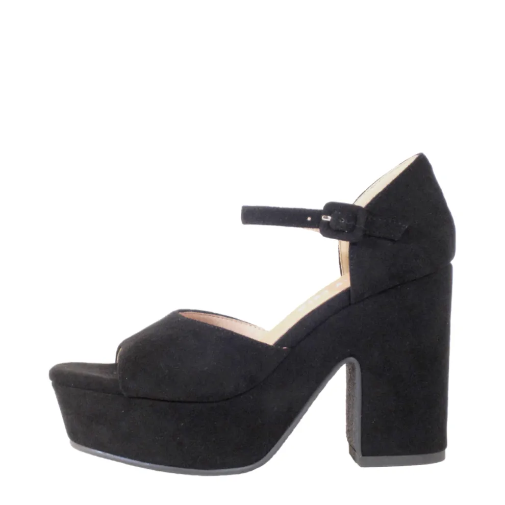Quill Suede Platform Heels