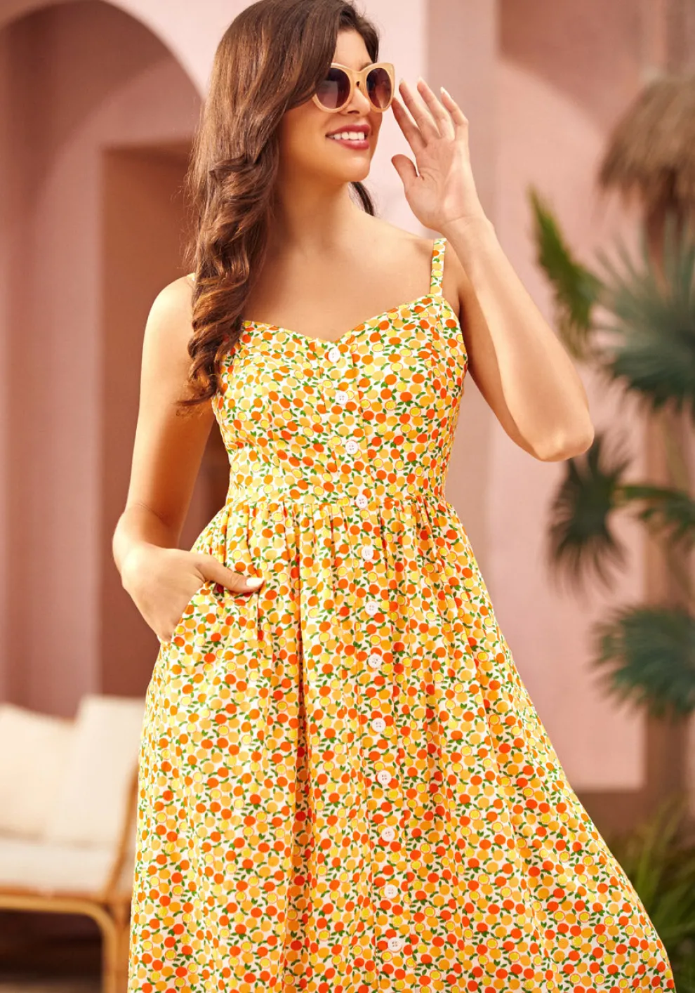 Quite Clearly Charismatic Midi Dress