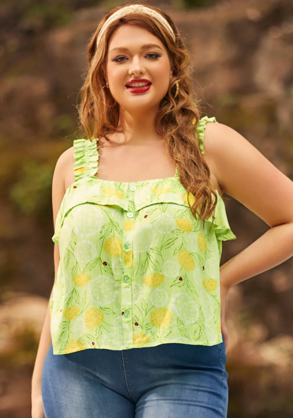 Radiant Ruffle Top