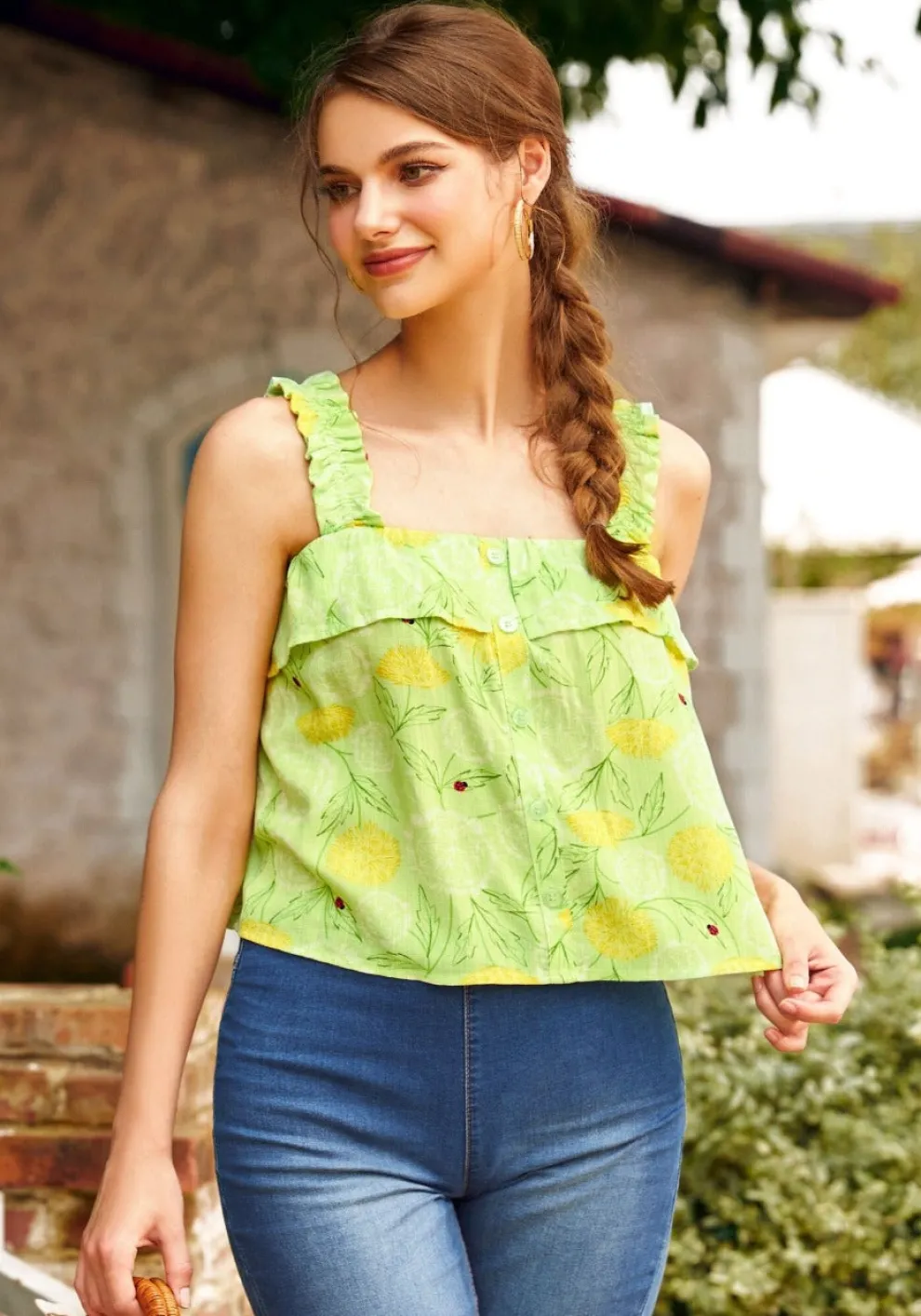 Radiant Ruffle Top