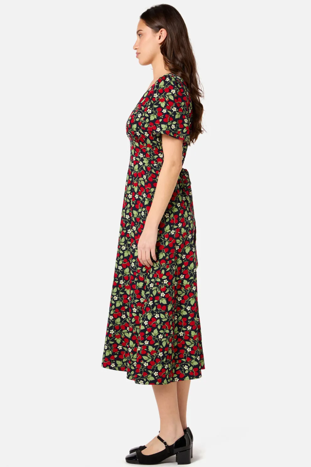 Raspberry Midi Dress