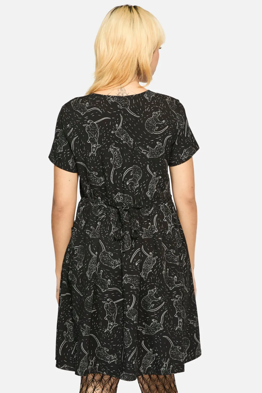 Ratbag Short Sleeved Grunge Dress