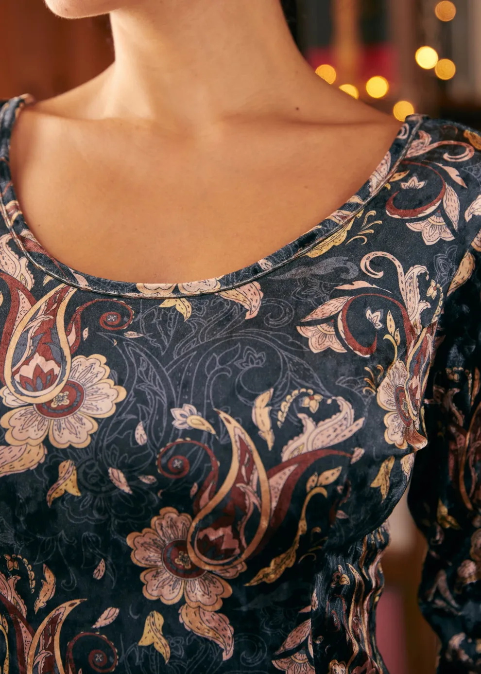 Retro Radiance Fit & Flare Dress