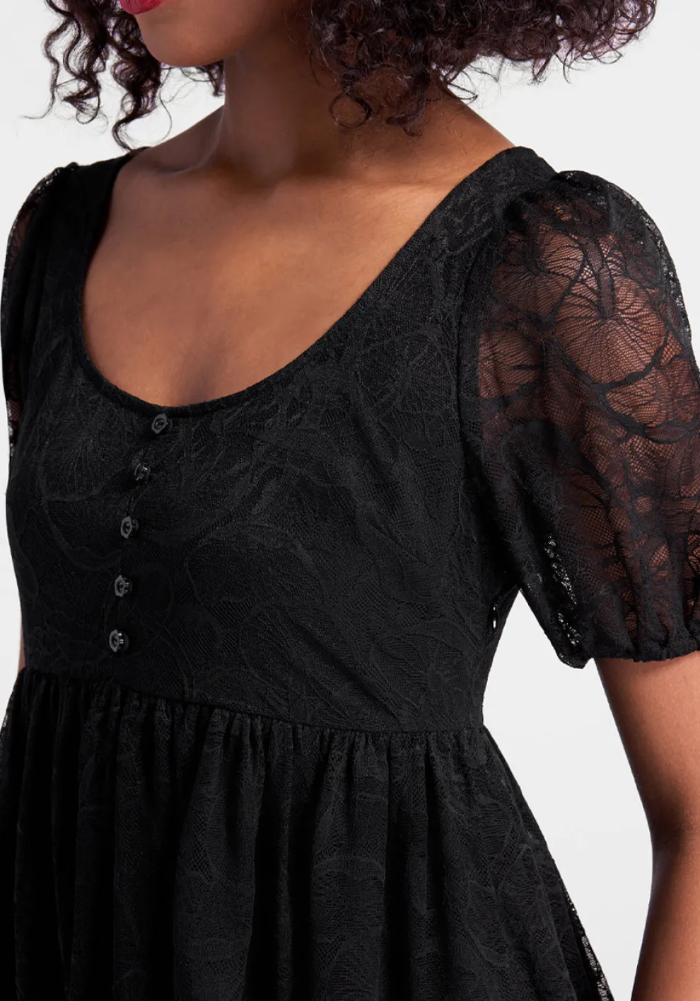 Right Lace, Right Time Babydoll Dress