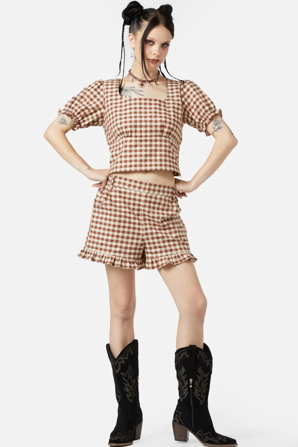 Saloon Gingham Shorts