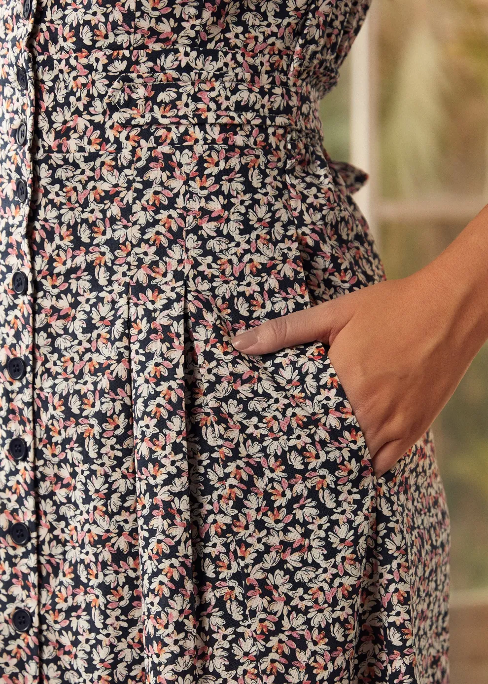 Seeking Out Sunshine Fit And Flare Dress