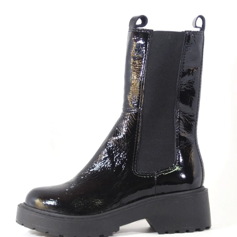 Shadow Leather Booties