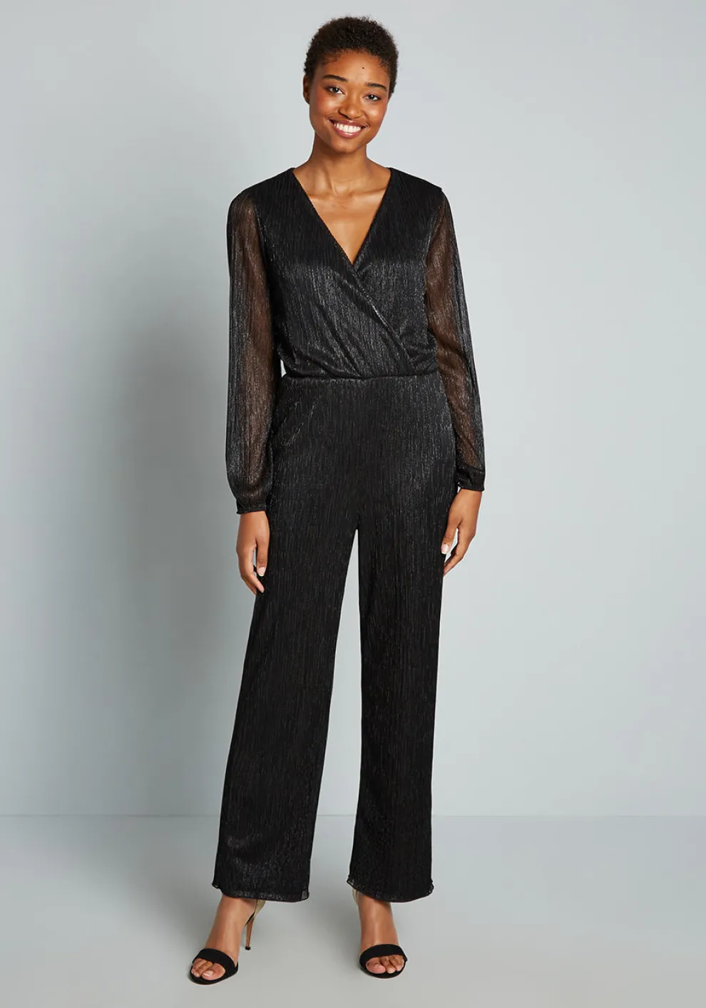 Shimmering and Svelte Jumpsuit