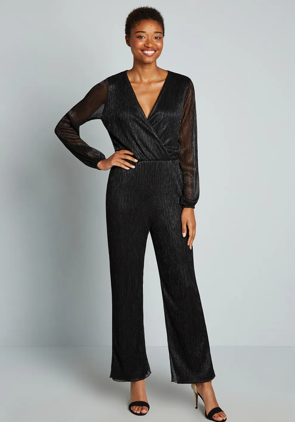 Shimmering and Svelte Jumpsuit