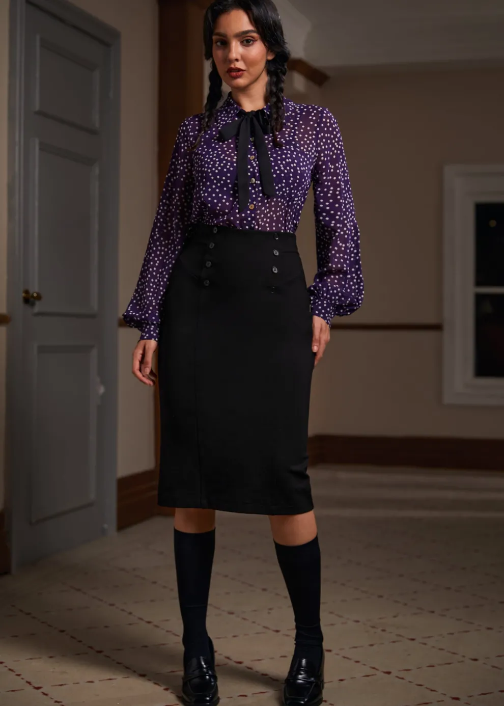 Speakeasy Soirée Pencil Skirt