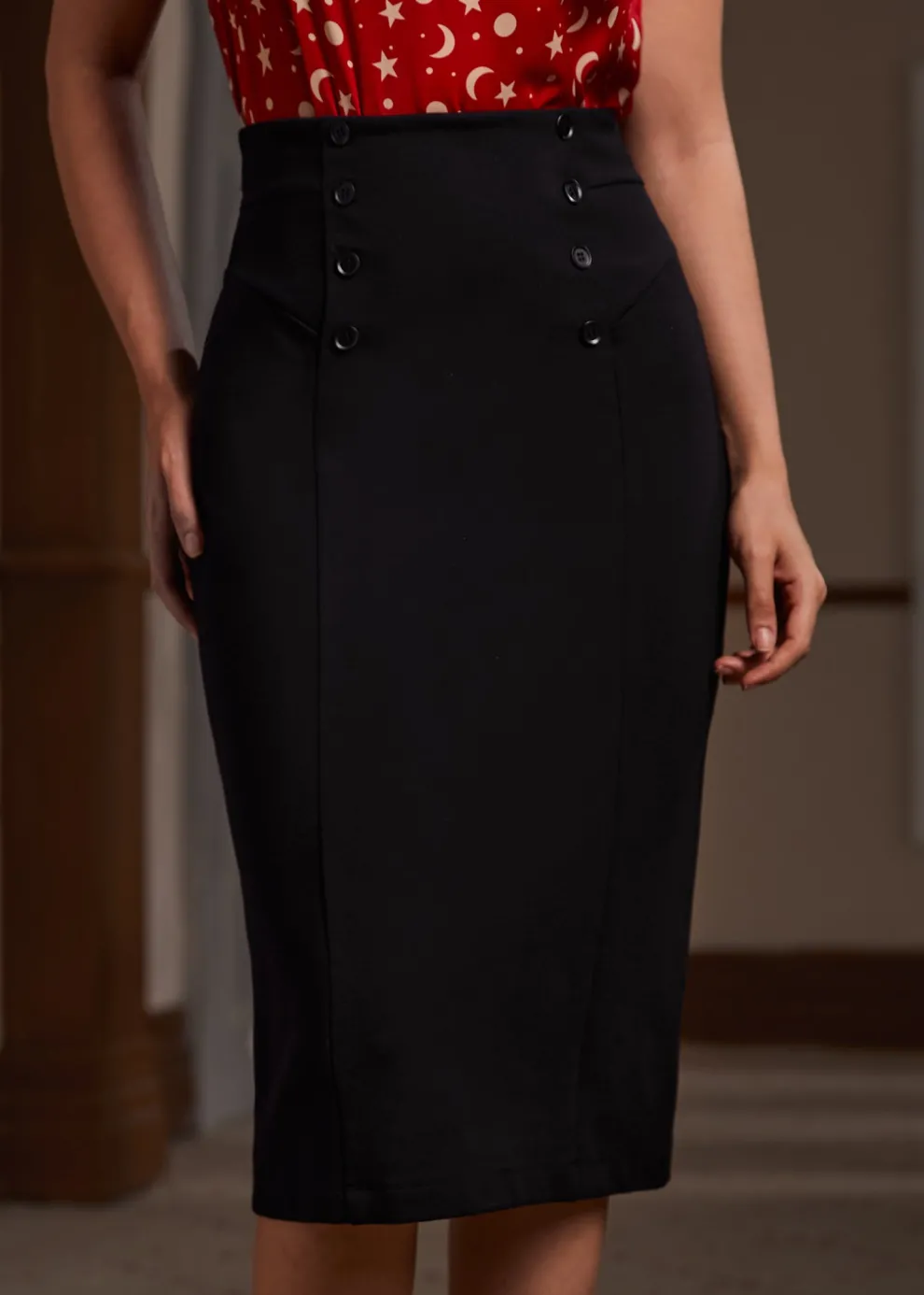 Speakeasy Soirée Pencil Skirt