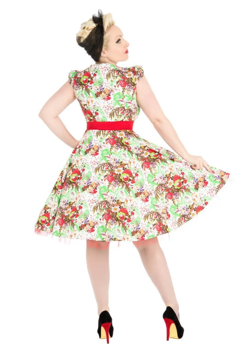 Spring Blossom Swing Dress