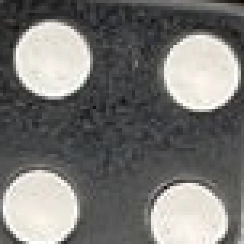 Sterling Silver Dice Heart Hoop Earrings