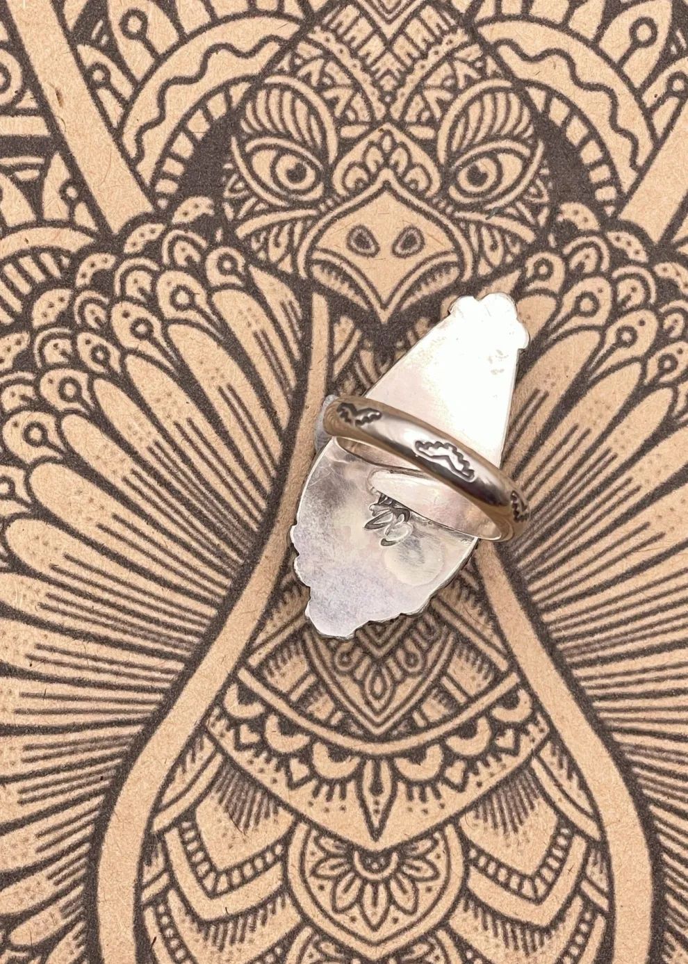 Sterling Silver Turquoise Flower Ring