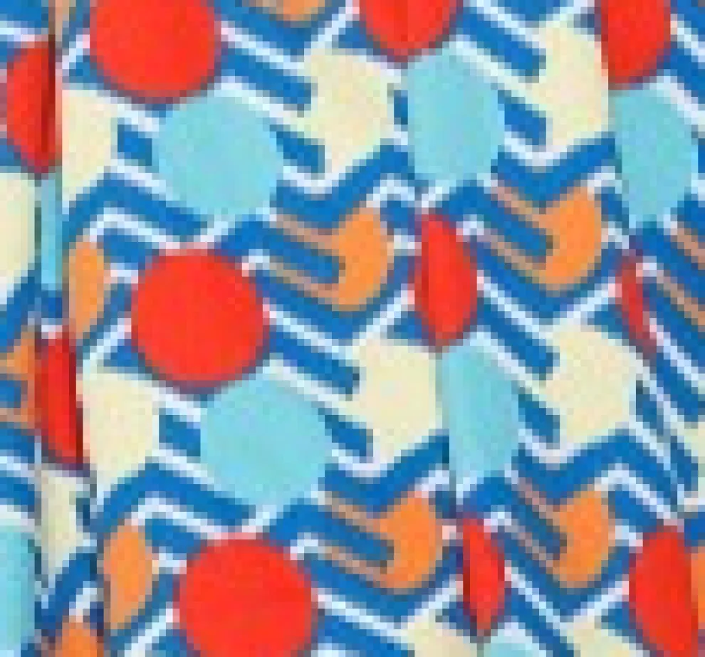 Stripe Red Dot Swing Dress