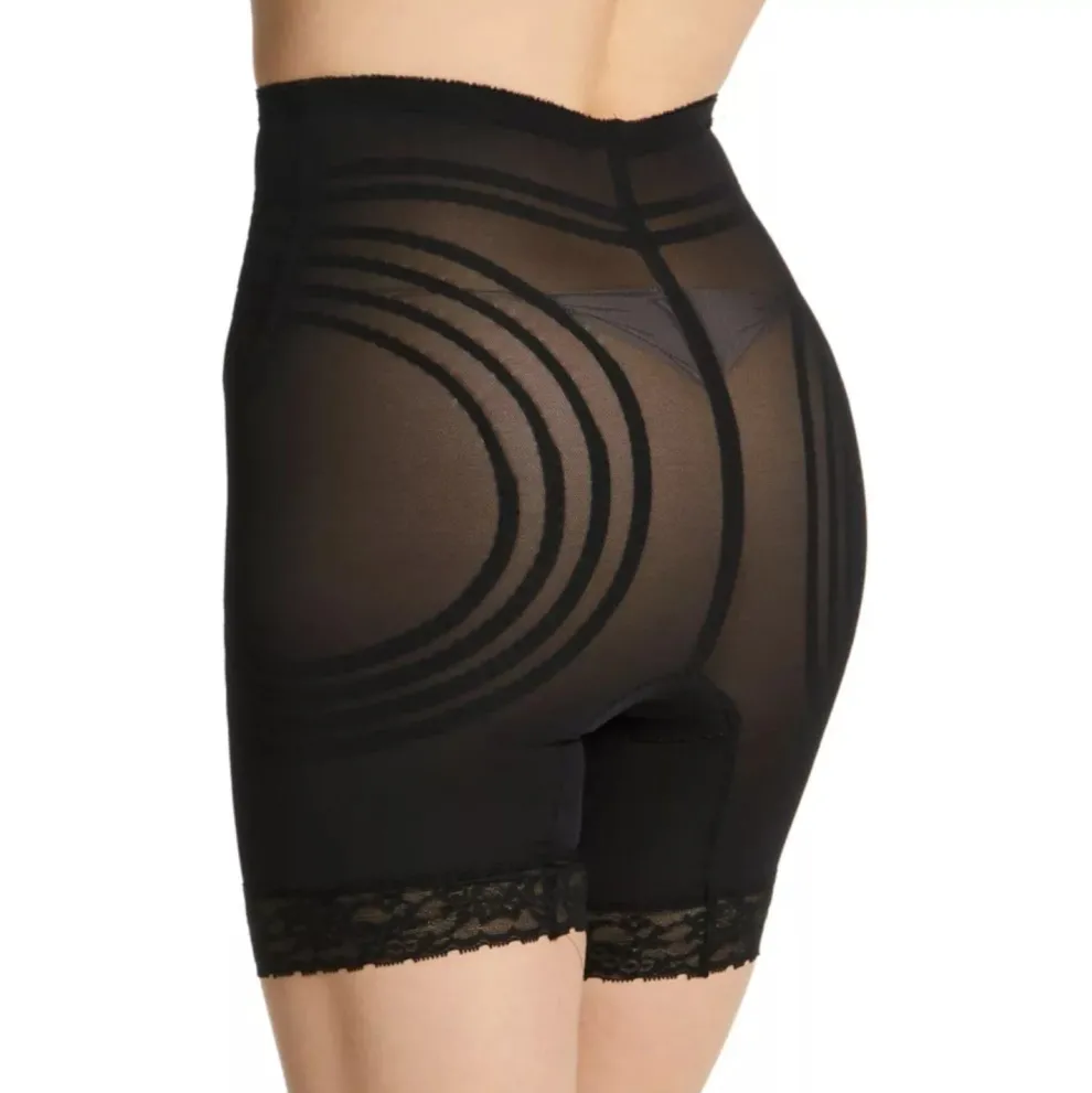 Style 6209 | Breathable High Waist Thigh Slimmer | No Roll Power Mesh Hourglass Shaper | Firm to Extra Firm Support