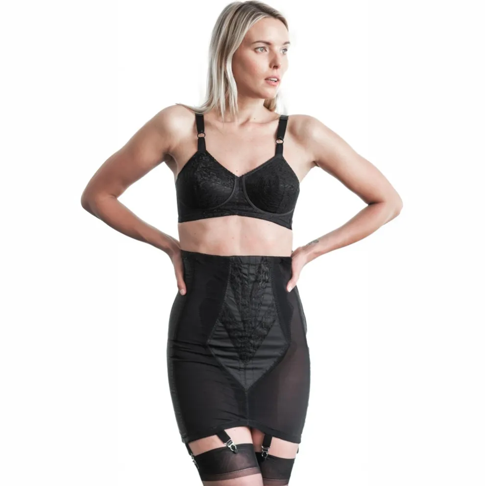 Style 1294 | Open Bottom Girdle Extra Firm Shaping | Zipper + Hook Closure | Sizes M–8X