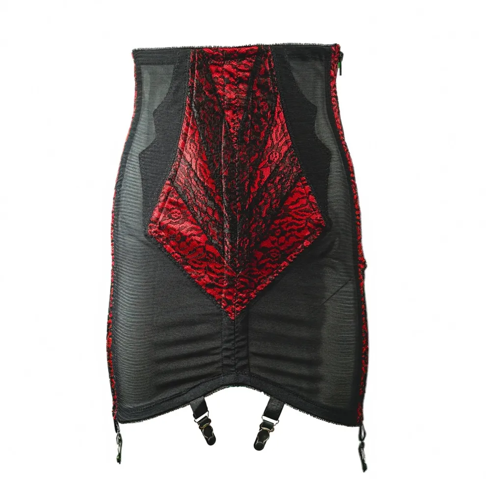 Style 1294 | Open Bottom Girdle Extra Firm Shaping | Zipper + Hook Closure | Sizes M–8X