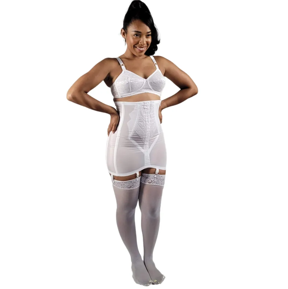 Style 1294 | Open Bottom Girdle Extra Firm Shaping | Zipper + Hook Closure | Sizes M–8X