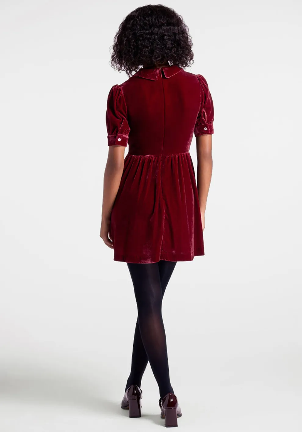 Such A Stunner Velvet Shirt Dress