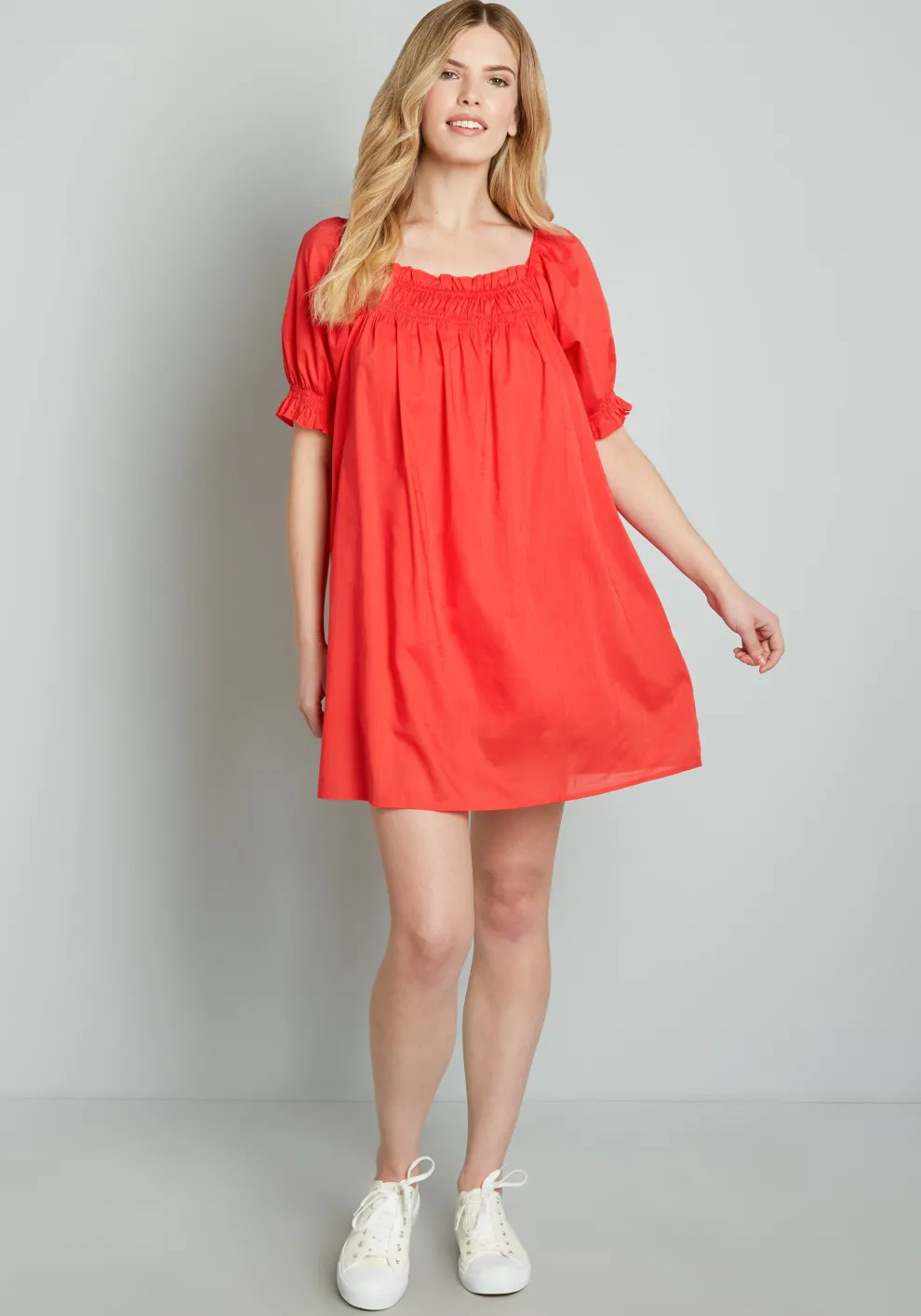 Summertime Garden Stories Smocked Mini Dress