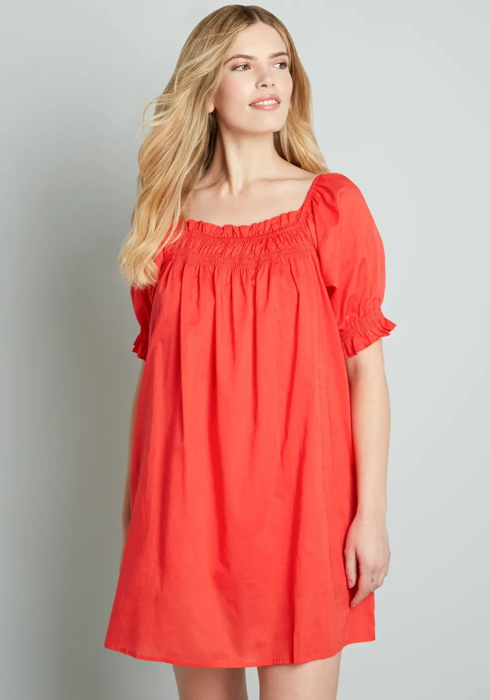 Summertime Garden Stories Smocked Mini Dress