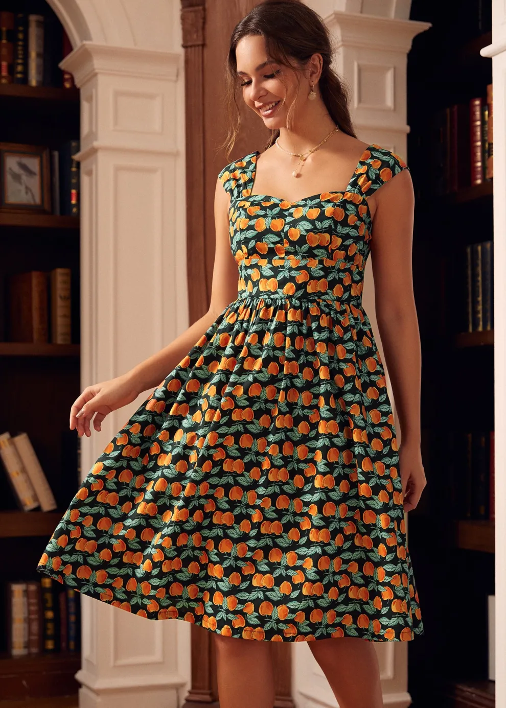 Sun-Kissed Fairytale Midi Dress