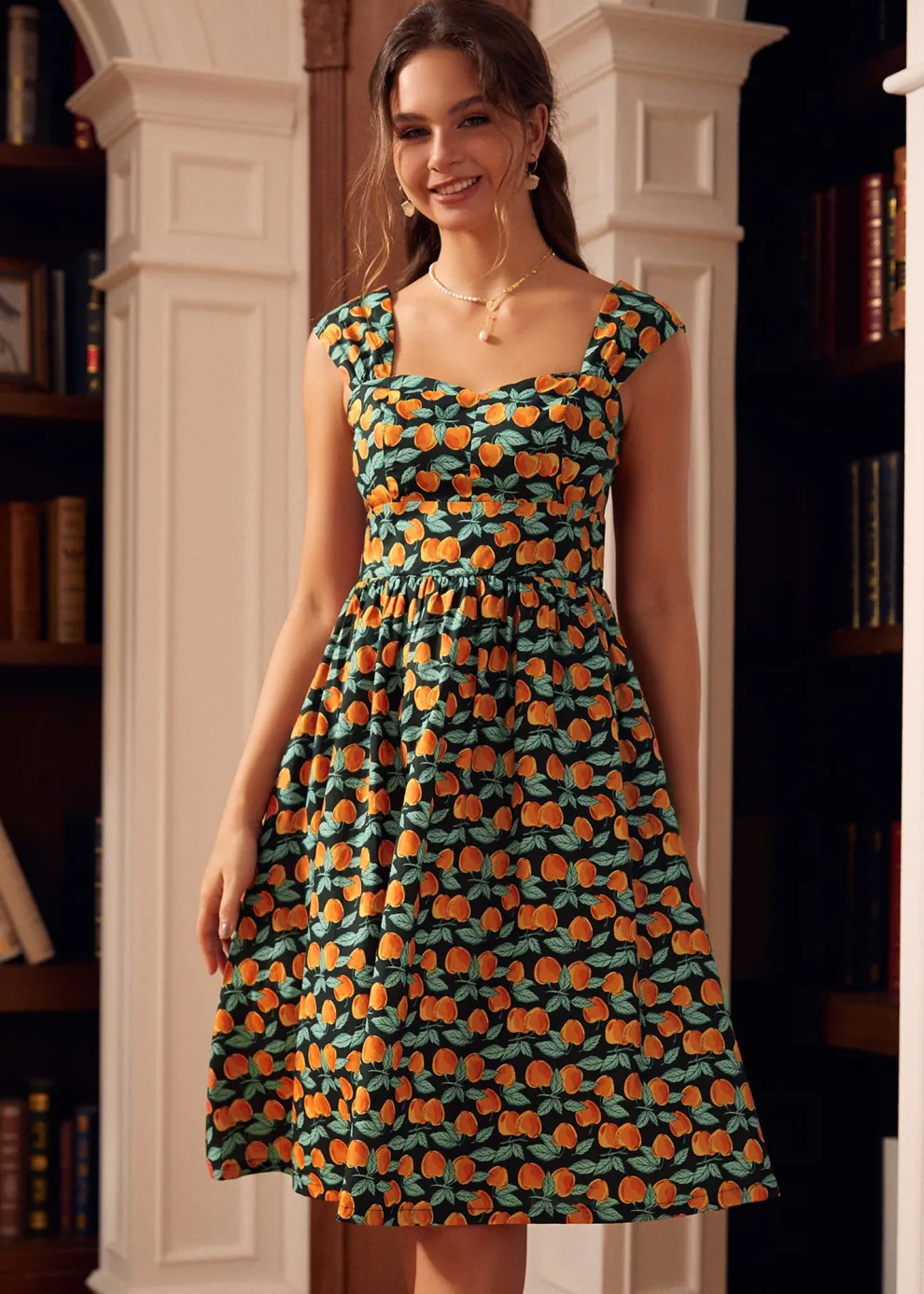 Sun-Kissed Fairytale Midi Dress